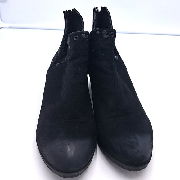 Bueno Womens Cora Nubuck Grommet Ankle Boots - Size 10.5 - Picture 4 of 15